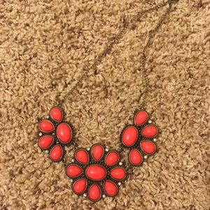 Pink & gold necklace